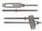 Tringle de frein avec palonnier M10