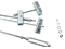 Tringle de frein avec palonnier M10 tandem
