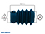 Soufflet BPW ZAF 2,0-2 55/60 L=150