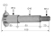 Axe darticulation M12 pour levier de frein à main  Al-Ko