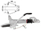 Tête dattelage Knott, V,  KF27-A1, vers. GF, 1600-2700 Kg avec console