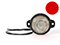 LED Feu de position WAŚ D/G 80x63x25mm red, 0,22 m Câblage
