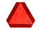 Plaque Véhicule Lent, Triangle de signalisation réfléchissant 42x36, auto-adhésif
