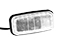 LED Feu de position Fristom 125x60x24mm blanc 12-36V, câble