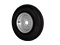 Roue 5.00-10 4pr, 4x100, ET0, 437Kg, argent