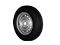 Roue 155/80 R13, 4x100, ET30, 500Kg, argent