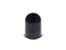 Cache rotule 50mm plastique noire
