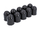 Cache rotule 50mm plastique noire (Jeu de 10)
