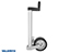 Roue jockey automatique Ø60 mm 500 kg 220x65 mm fixation étrier