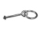 Anneau avec vis M10 x 80 mm